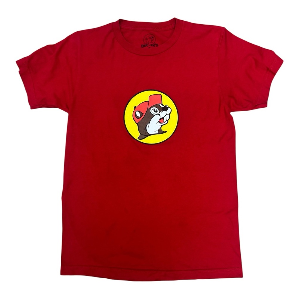 Buc-ee’s Red Graphic Tee Shirt Womens Top Cotton Casual Small